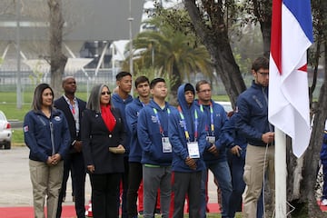 Así fue la Ceremonia de las Banderas en Santiago 2017