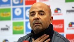 Jorge Sampaoli habl&oacute; este viernes en conferencia de prensa en Rancagua. 