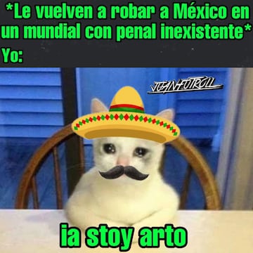 Los memes lloran la derrota de México ante Brasil