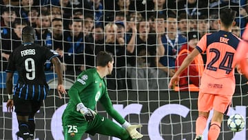 Szczesny, en Brujas en la acción del 3-2 de Forbs.