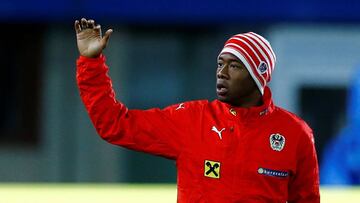 David Alaba, con su selección.