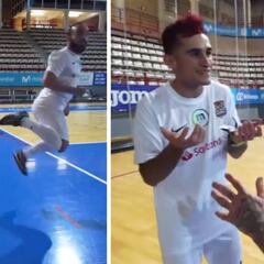 Ricardinho enseña a Delantero09 su truco más letal en el 1 contra 1: vean su cara