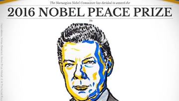 Juan Manuel Santos gana el Nobel de Paz para Colombia