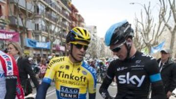 PRIMER DUELO. Contador y Froome, favoritos en Catalu&ntilde;a y al Tour.
 