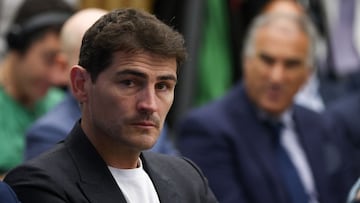 Iker Casillas is seen during the the presentation of Academy Vicente del Bosque at Santander Work Center on May 26, 2022, in Madrid Spain.
AFP7
26/05/2022 ONLY FOR USE IN SPAIN