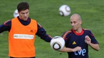 Del Bosque ensaya con Aduriz y Villa