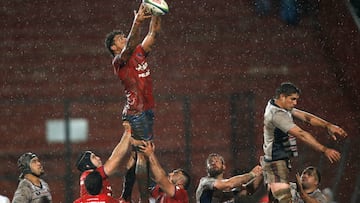 Rugby, Chile vs Estados Unidos.
Partido clasificatorio  2022.
Chile contra Estados Unidos durante el partido clasificatorio al Mundial en el estadio Santa Laura,Santiago, Chile.
09/07/2022
Jonathan Oyarzun/Photosport

Rugby, Chile vs United States.
Qualifier Match.
Chile’s against  United States during a match at Santa Laura stadium.
Santiago, Chile.
09/07/2022
Jonnathan Oyarzun/Photosport