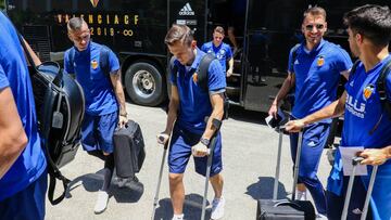 Cheryshev, a su llegada, a Montecastillo.