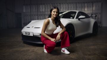 Emma Raducanu es embajadora de Porsche.