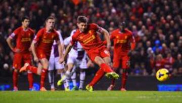 Steven Gerrard marcó de penalti el gol definitivo.