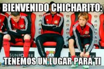 Chicharito y los memes tras llegar al Bayer Leverkusen