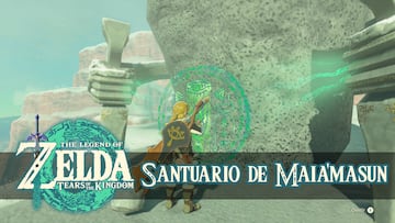 the legend of zelda tears of the kingdom nintendo switch guia santuario maia'masun