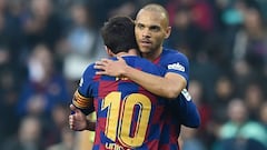 Braithwaite after Barcelona debut: "I won't wash my clothes after hugging Messi"