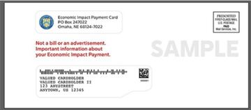 Screenshot: EIP Card Envelope, Source: IRS