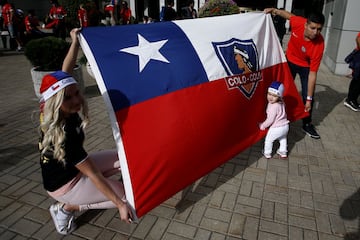 Hinchas de Colo Colo también estuvieron presentes en Rusia.