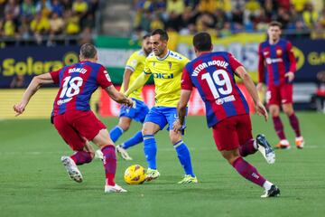 Juanmi, tres goles con el Cádiz