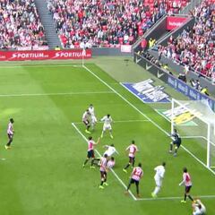 El gol de Casemiro que levantó al Madrid ante el Athletic