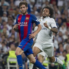 Sergi Roberto y sus tres momentos mágicos en el Bernabéu