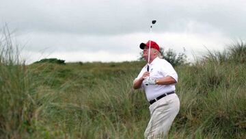 Trump ya está en Florida: jugó al golf con DJ y Tiger