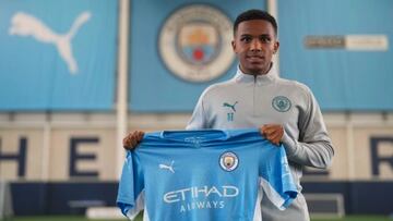 Kayky: un debut para olvidar con el Manchester City