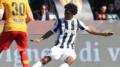 Juan Guillermo Cuadrado durante el partido entre Juventus y Benevento por Serie A