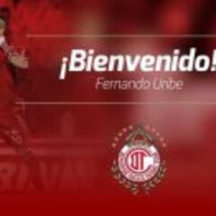 Toluca hace oficial el fichaje de Fernando Uribe
