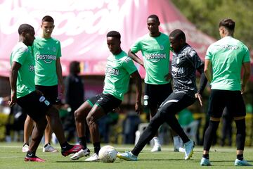 Nacional practicó este jueves con miras en su próximo partido de la Liga BetPlay 2023-I.