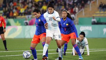 Partido entre Selecci&oacute;n Colombia Femenina y Argentina