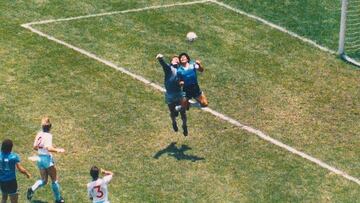 Asi fue ‘La Mano de Dios’: el mítico gol de Maradona contra Inglaterra en el Mundial del 86