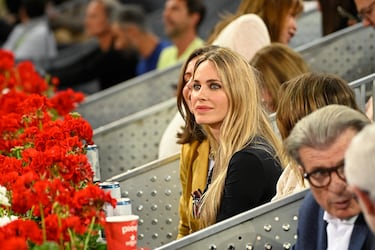 Vanesa Romero asiste a la final del torneo Mutua Madrid Open que se disputa en la Caja Mágica entre el canadiense Felix Auger Aliassime y el ruso Andrei Rublev.