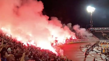 Las imágenes que impactan a medio mundo: este fue el ambiente del Clásico de Serbia