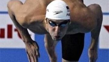 <B>CINCO DE ONCE</B>. Michael Phelps ha sido protagonista de cinco de los once récords del mundo que se han batido en Melbourne.