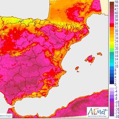 AEMET señala las 13 provincias de España con riesgo por altas temperaturas