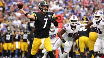 La defensiva de los Steelers maniata a Josh Allen; Ben Roethlisberger exhibe su experiencia para guiar la victoria de Pittsburgh