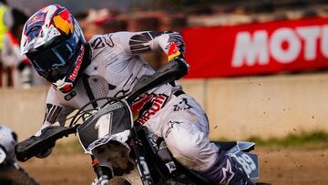 Jorge Martín, en la carrera de motocross del Roco's Ranch.