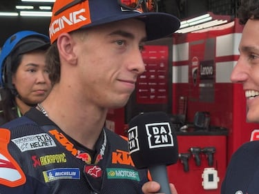 Cara de póquer de Tardozzi al preguntarle por Acosta en Ducati