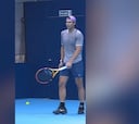 Nadal se entrenaba y apareció Thiem: lo que pasó hace más grande todavía al español