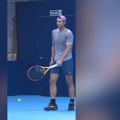 Nadal se entrenaba y apareció Thiem: lo que pasó hace más grande todavía al español