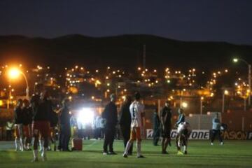 La suspensión por corte de luz.