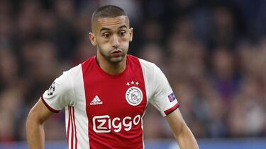 Hakim Ziyech, con el Ajax.