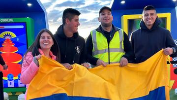 La colonia colombiana se tomó el espacio de la Conmebol en Sídney.