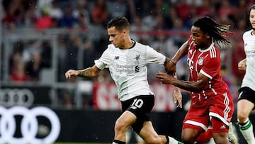 Coutinho jugando ante el Bayern de Munich.