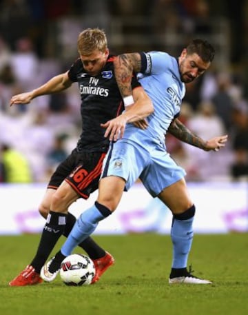 Manchester City se enfrentó a Hamburgo en el Al Ain, de los Emiratos Árabes Unidos.