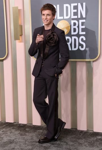 El actor Eddie Redmayne a su llegada a la alfombra roja.