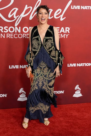 Gaby Moreno posa en la alfombra roja de la gala 'Persona del Año' de los Latin Grammy 2025. 