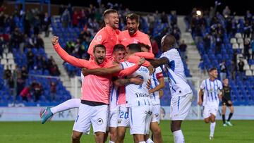 23/10/22 PARTIDO ENTRE EL CLUB DEPORTIVO LEGANES Y EL TENERIFE CELEBRADO EN EL ESTADIO MUNICIPAL DE BUTARQUE
GOL QASMI 2-1