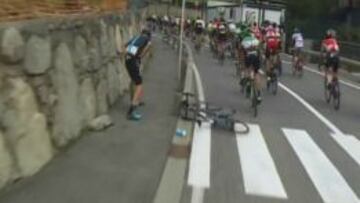 Una resonancia este jueves dir¨¢ si Froome contin¨²a en la Vuelta