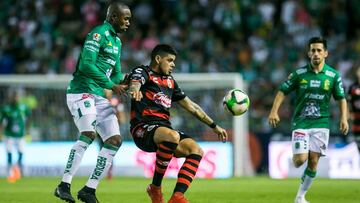 Le&oacute;n vs Tijuana, Liga MX