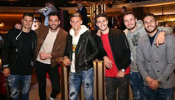 Los jugadores y t¨¦cnicos del Atl¨¦tico almorzaron en El Gran Escenario, el nuevo restaurante del Wanda Metropolitano, por iniciativa de Gil Mar¨ªn.