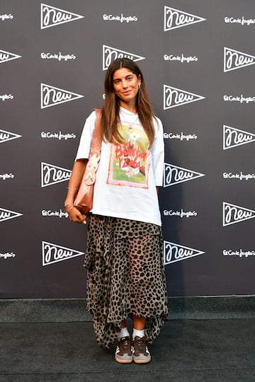 Sara Baceiredo posa en la alfombra roja de la la presentaci¨®n de la nueva campa?a del Corte Ingl¨¦s 'New' en Madrid.